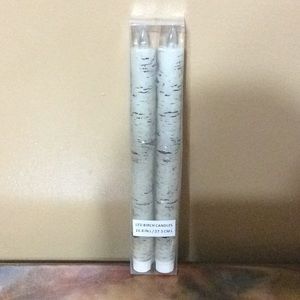 LED Birch Candles
